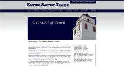 Desktop Screenshot of empirebaptistministries.org